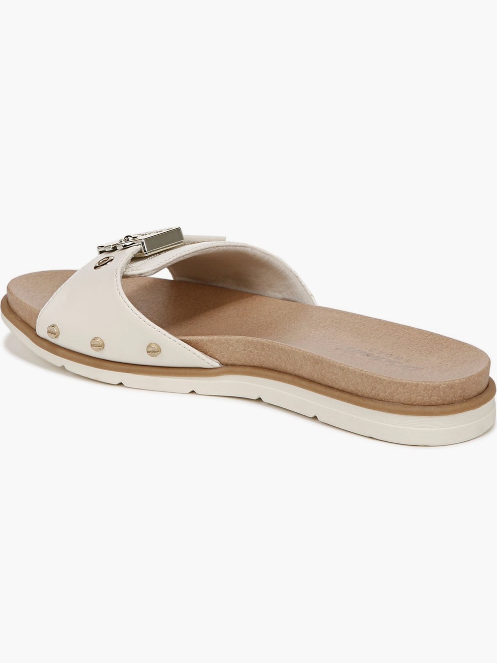 NEW Dr. Scholl's Nice Iconic Slide Sandal in White, Size 7.5 - Picture 6 of 10